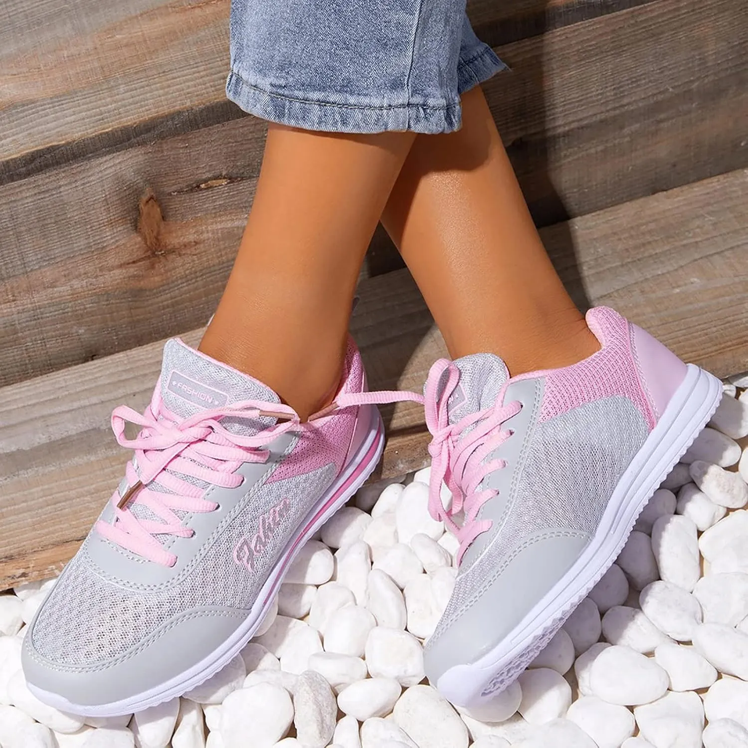 SBGMoSJ White Sneakers for Women Platform Wide Zapato Antiderrapante Mujer Womens Fall Shoes 2023 Casual Sneakers Womens Sneakers Size 11 Walking Women Slip On Sneakers Wide 11