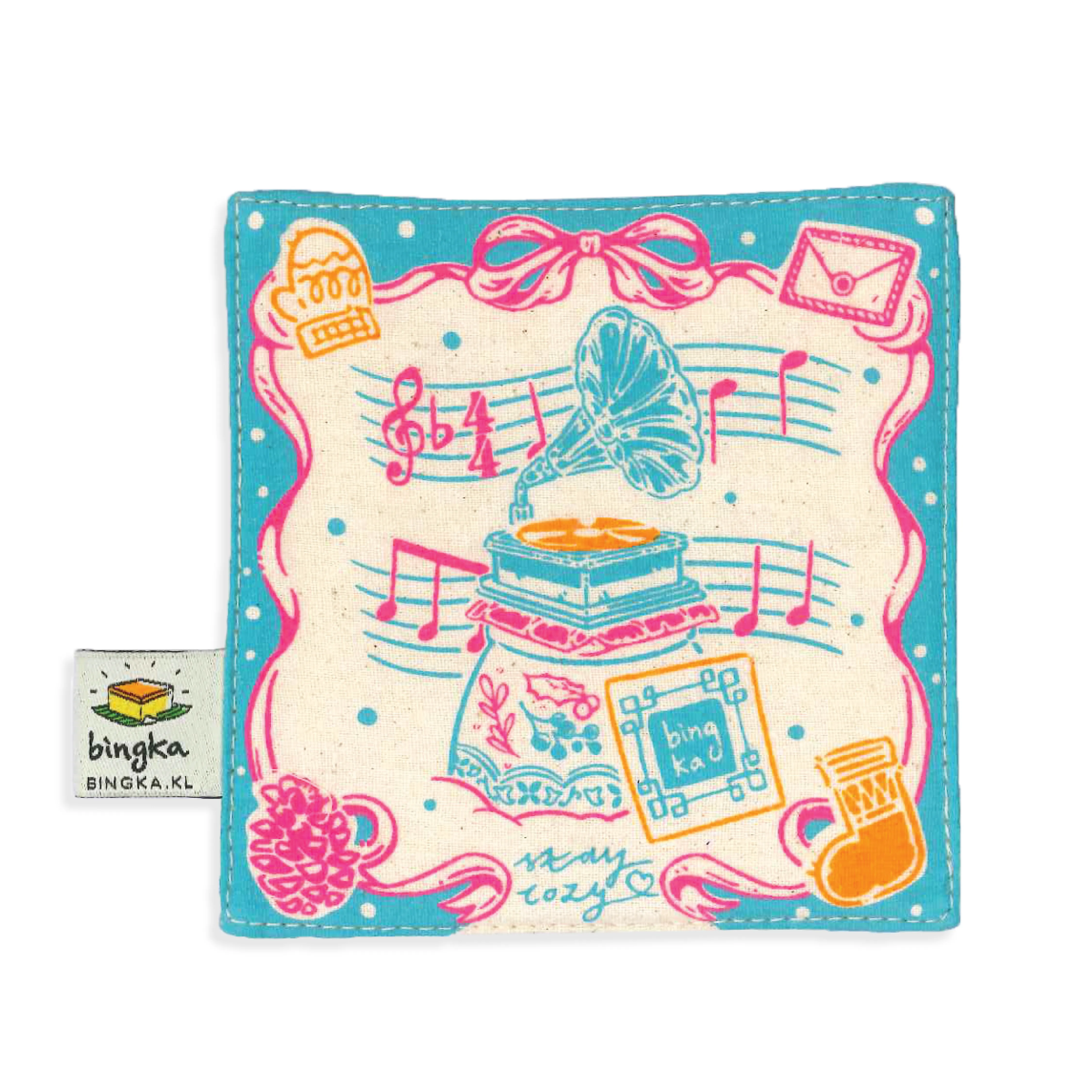 Set of 4 Stay Cozy Coasters