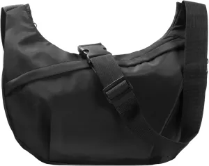 Small Sling Crossbody Bags for Women and Men, Crescent Crossbody with Adjustable Strap, 4 Zipper Pockets for Workout, Daily