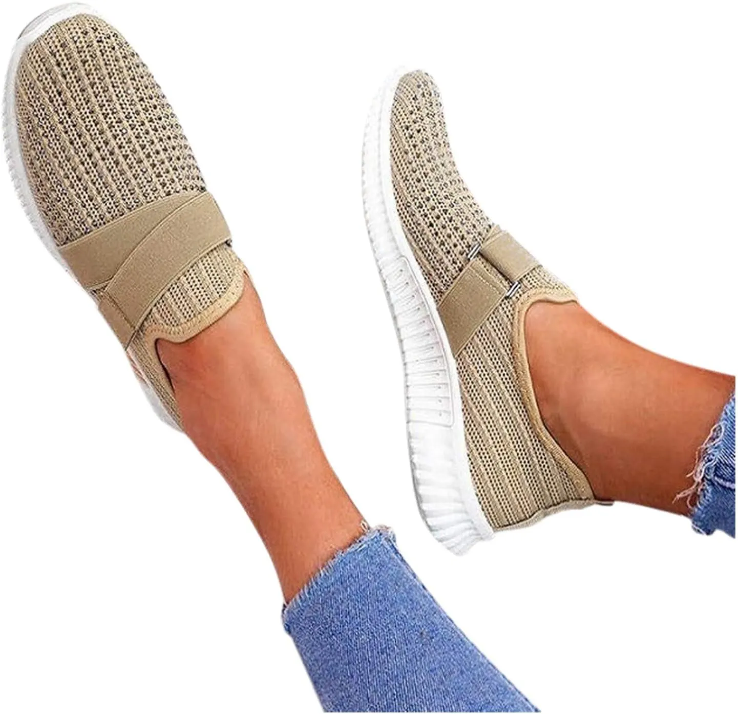 Sneakers for Women 2023 Running Wide Womens Non Slip Work Shoes Food Service Arch Support Casual Dress Shoes for Women Wide Width Womens White Fashion Sneakers High Top Slip On Sneakers Women Black