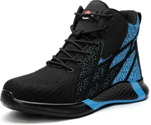 STEEL V's Men & Women Steel-Toe Work Shoes, Composite Toe, Lightweight, Breathable, Durable, Slip-Resistant, Arch Support, Oder Selector, Industrial Athlete, Zapatos de Seguridad para Hombres y Mujer