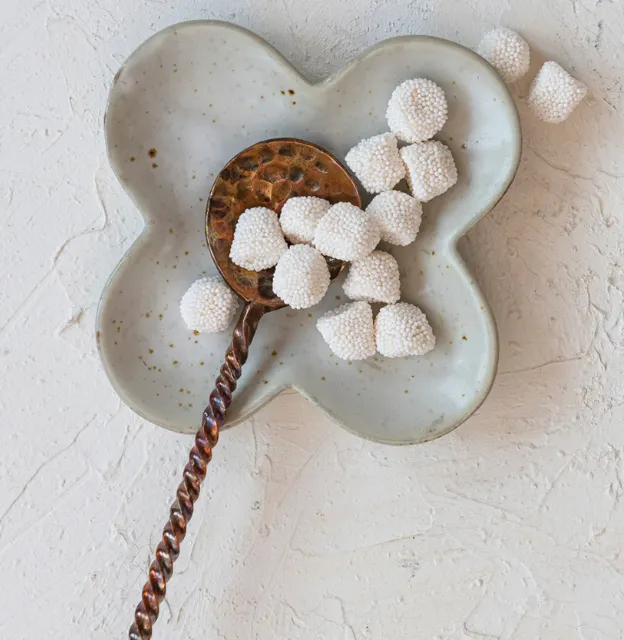 Stoneware Clover Shaped Dish