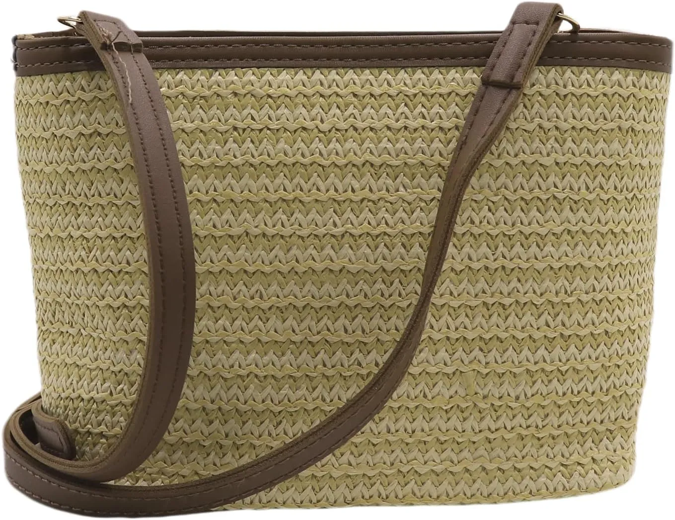 Straw Crossbody Bag for Women Girls Woven Shoulder Bag Straw Satchel Bag Cross Body Handbag