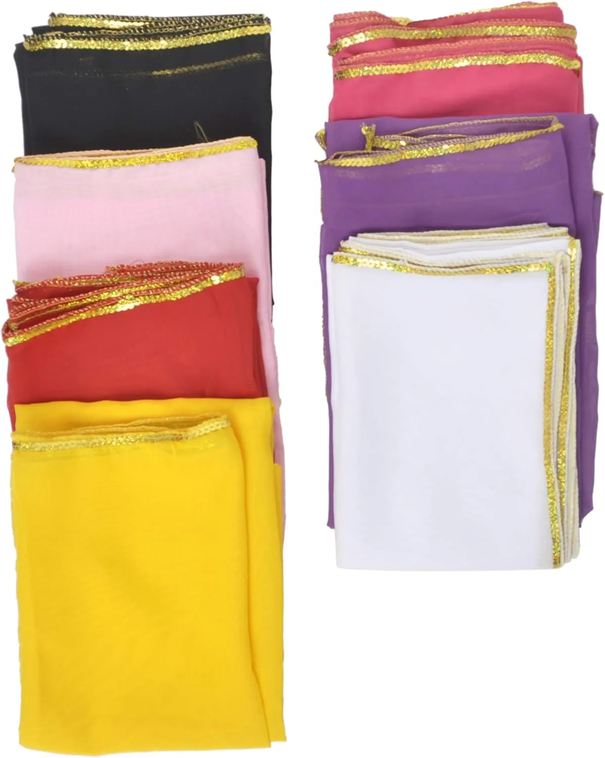 Stunning Handmade Chiffon Belly Dance Veil For Practice