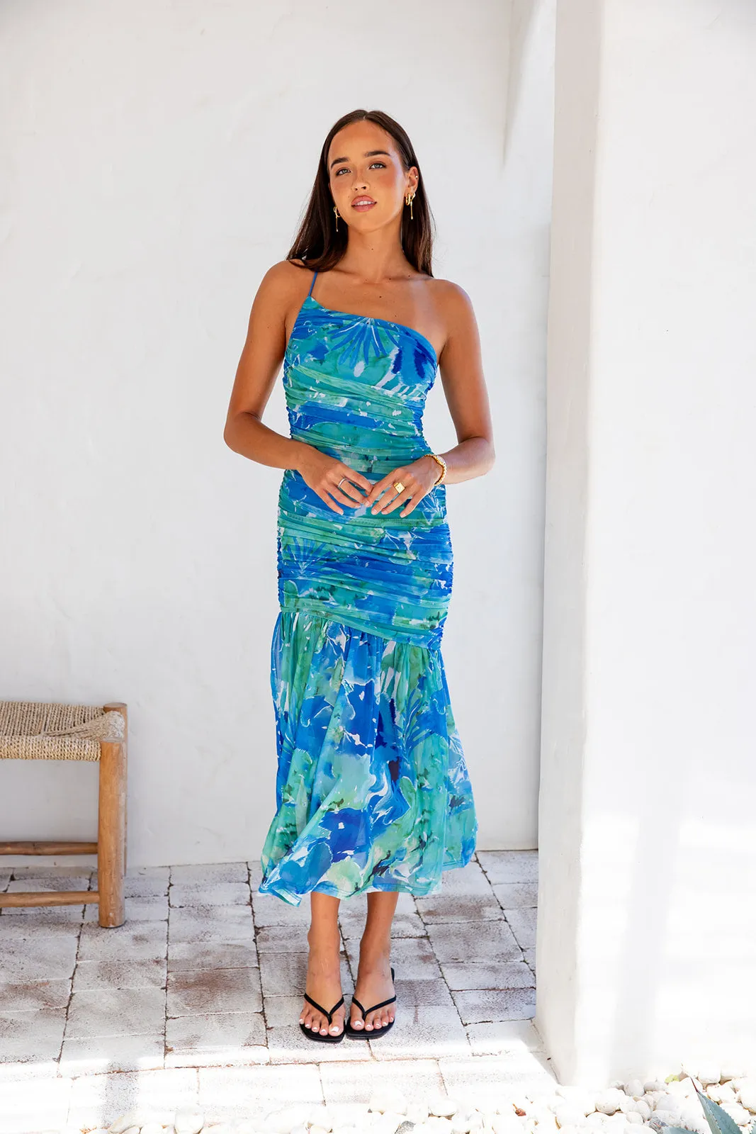 Sylis Midi Dress - Green