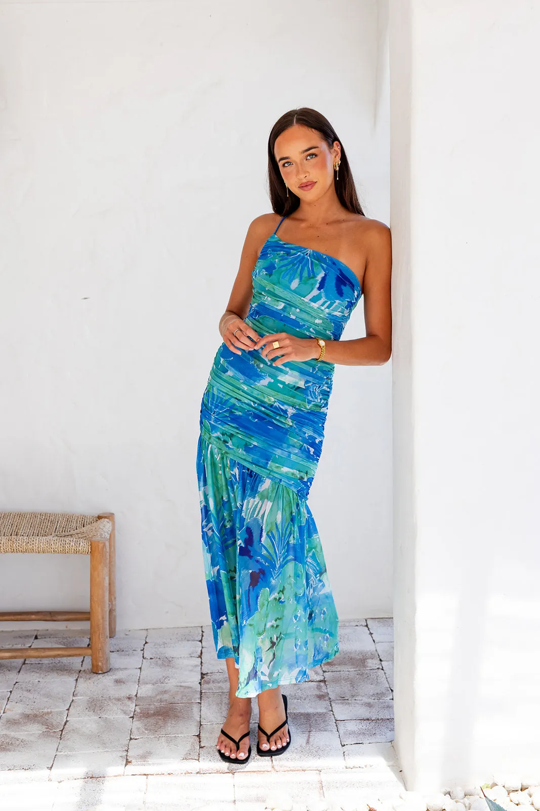 Sylis Midi Dress - Green