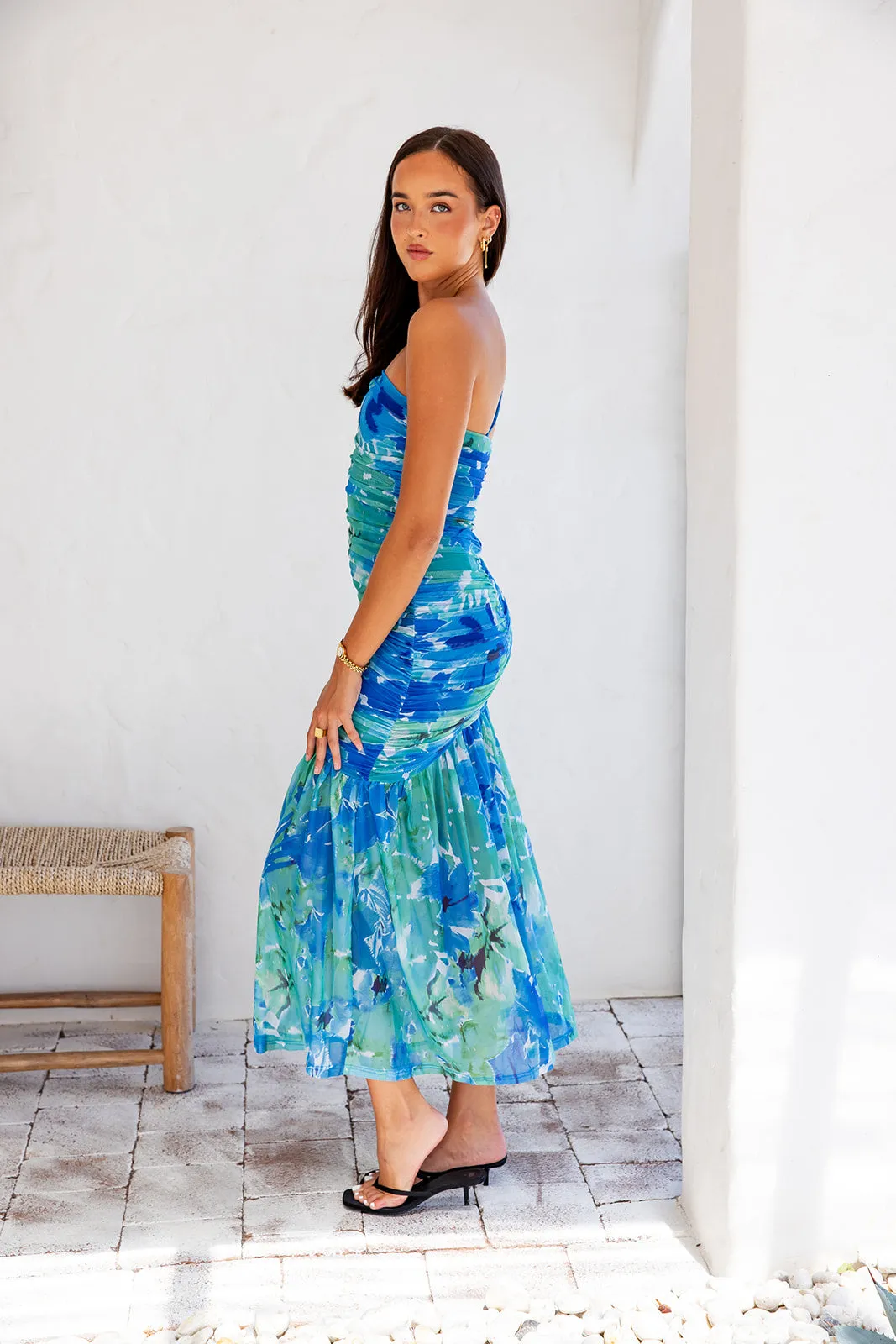 Sylis Midi Dress - Green