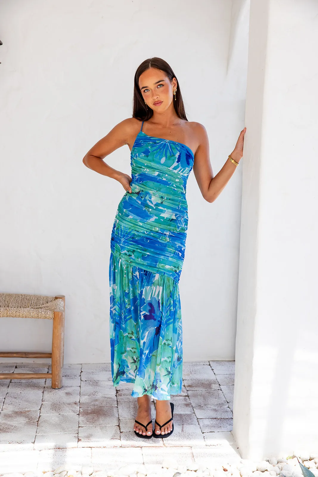 Sylis Midi Dress - Green