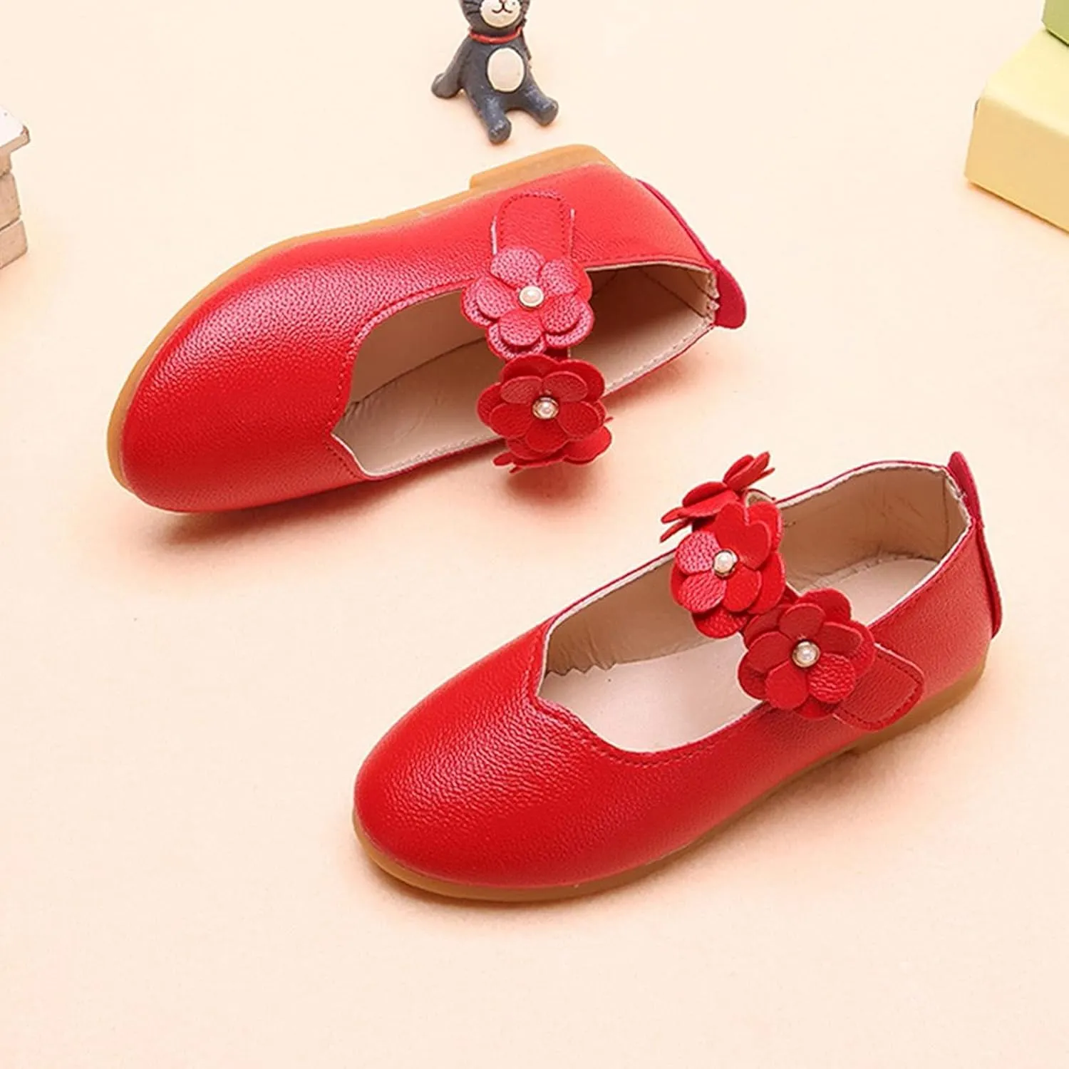 Toddler/ittle Kids Girl's ngela Dress Mary Jane Ballet lats Flower Girls' Wedding Party Ballerina Dance Shoes