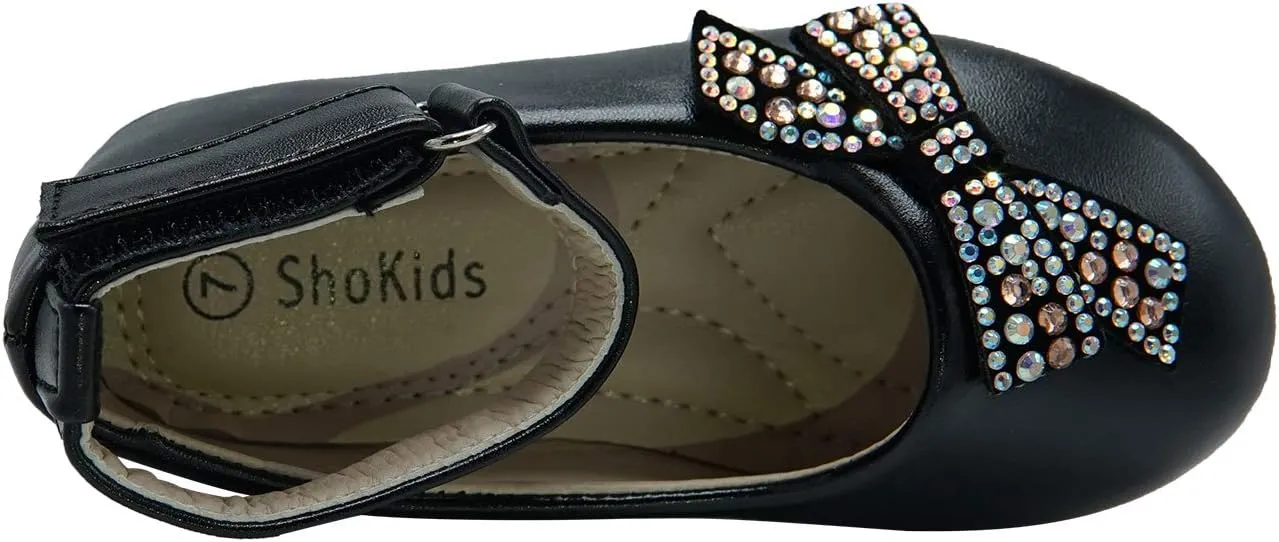 Toddler/Little Kid Girl's Ballet Flat Ankle Strap Shoes Party Dress Shoes