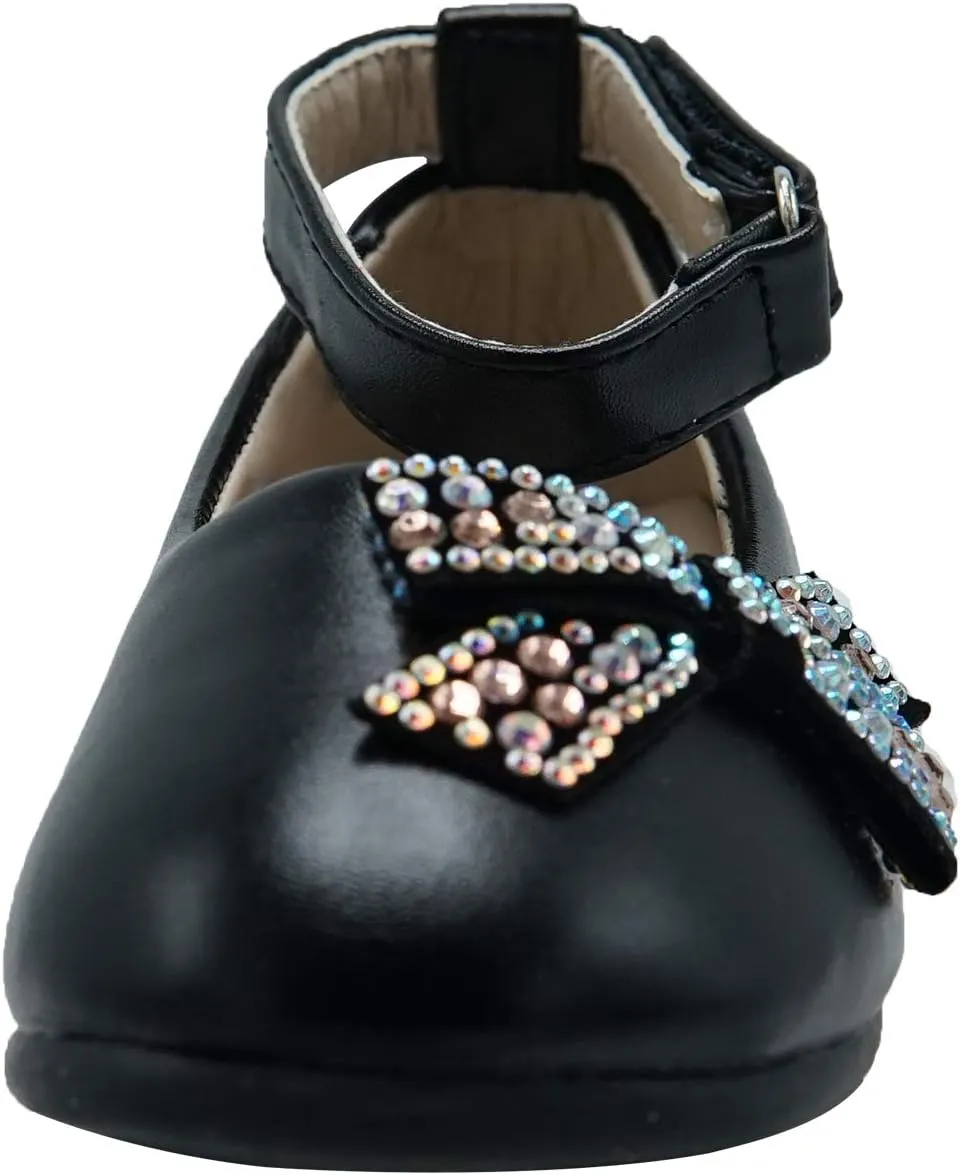 Toddler/Little Kid Girl's Ballet Flat Ankle Strap Shoes Party Dress Shoes