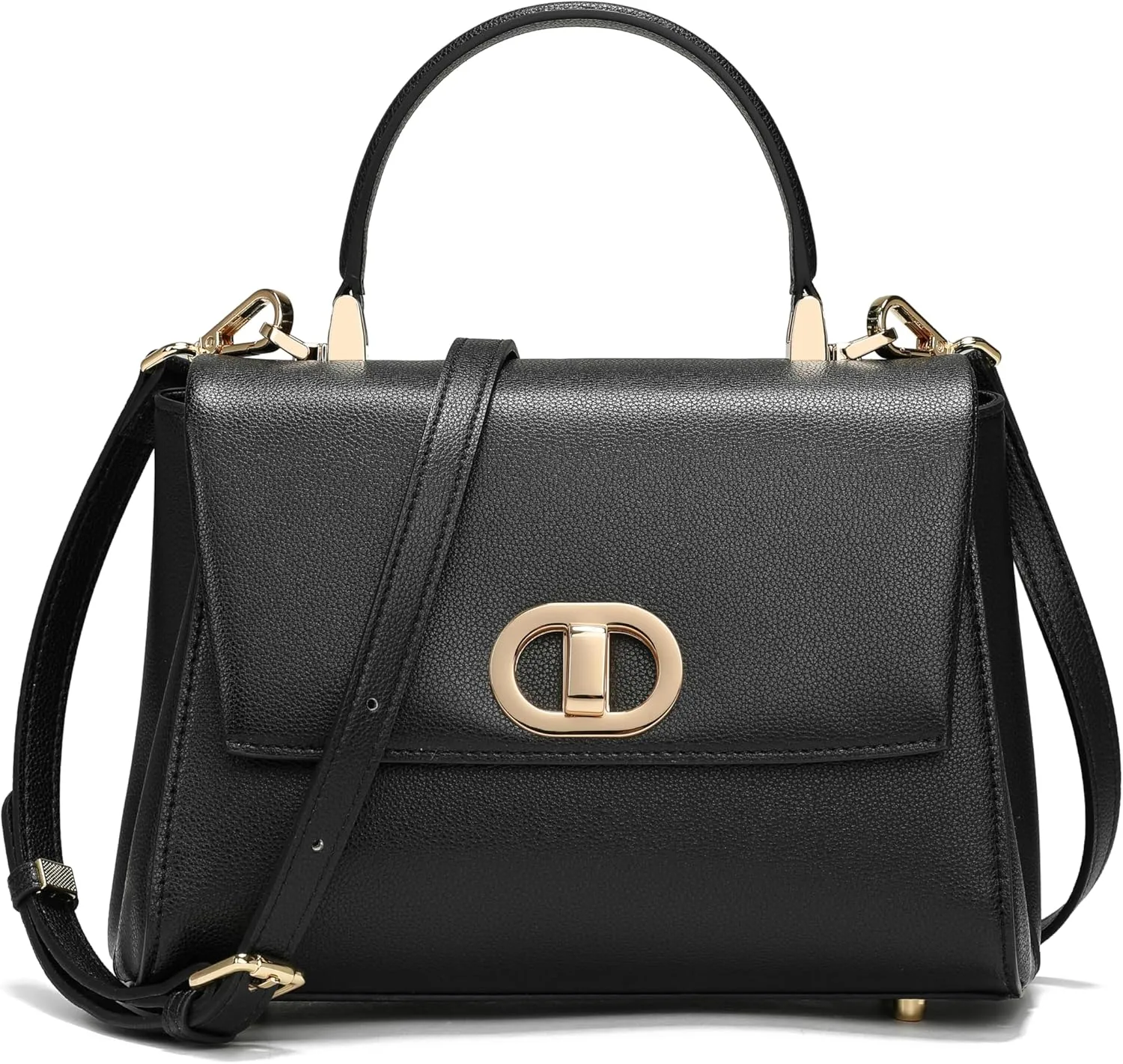 Top Handle Bag Leather Satchel Bags for Women Luxury Designer Business Crossbody Work Purse with Multiple Internal Pockets