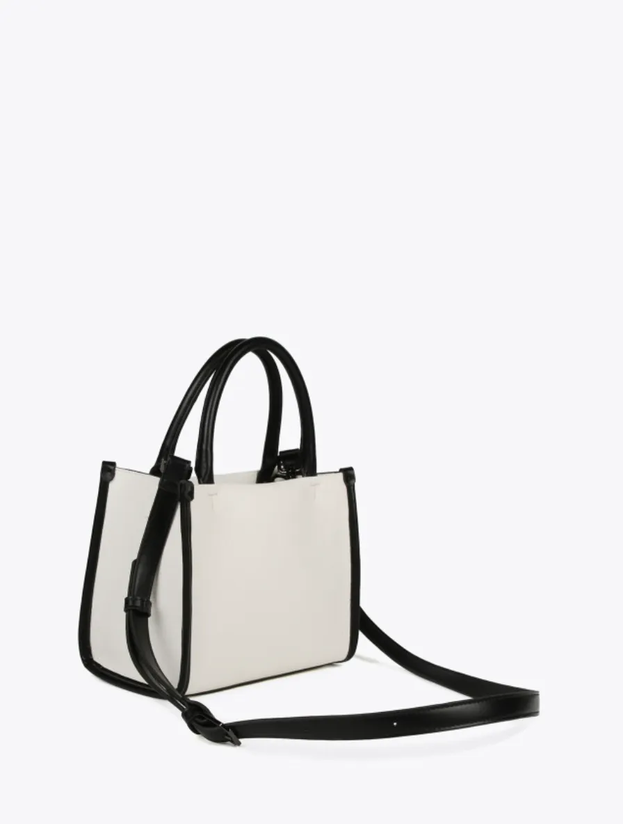 Tote Handbag - Black and White