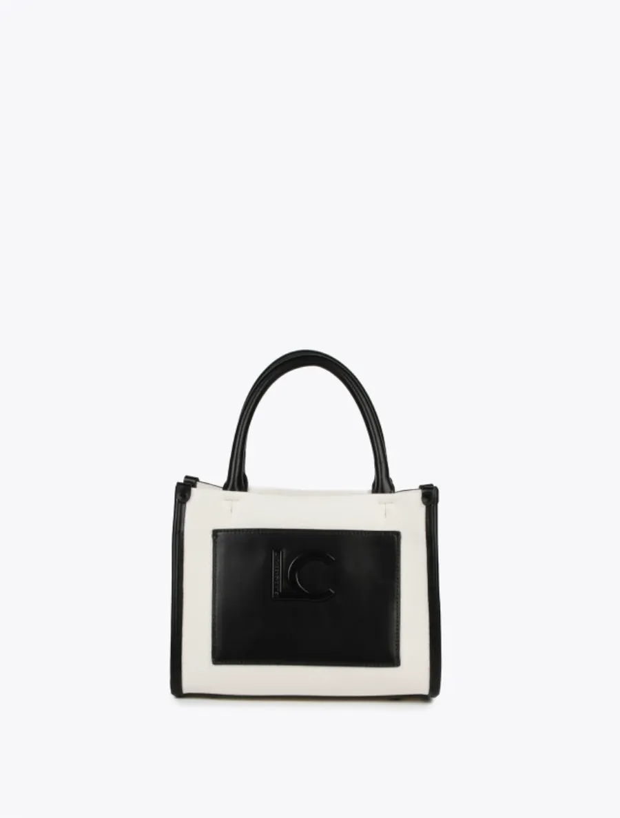 Tote Handbag - Black and White