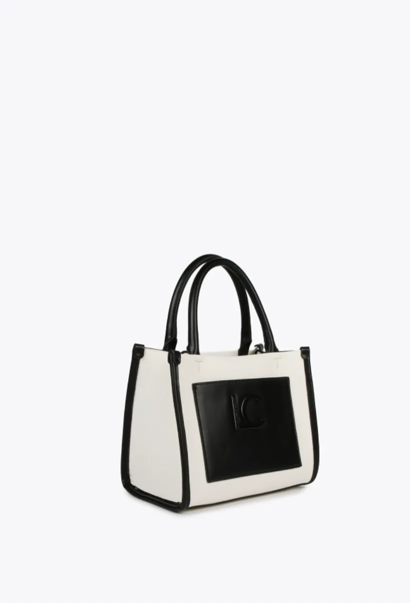 Tote Handbag - Black and White