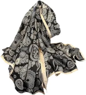 Trillion London Spring Collection | Designer Silk Scarf For Women | Lightweight Neck Scarves | Shawl Wraps for Women