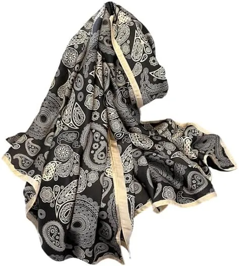 Trillion London Spring Collection | Designer Silk Scarf For Women | Lightweight Neck Scarves | Shawl Wraps for Women
