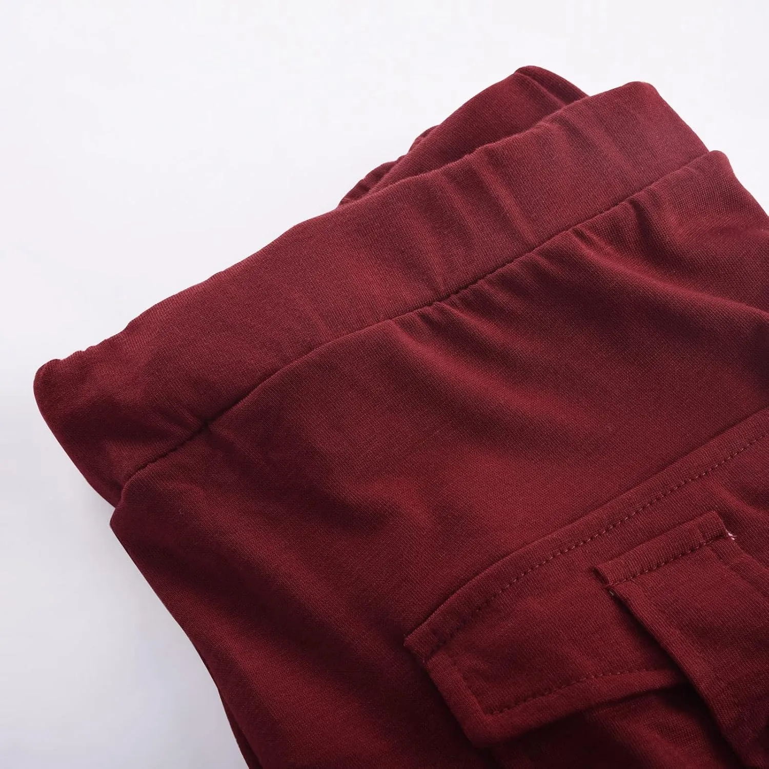Uillui Cargo Pants Women Bootcut Yoga Workout Cropped Trousers Stretch Waist Athletic Fitness Sweatpants Casual Capri Pants
