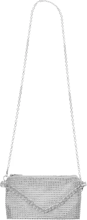 VALICLUD Women's Vintage Handbag Crossbody Bag Shoulder Bag Chain Purse Fashion Decorative Multi-purpose Purse for Daily Travel