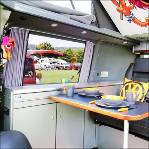 Vauxhall Vivaro Premium Window Curtains Black/Grey - CREATE YOUR OWN BUNDLE! Van-X