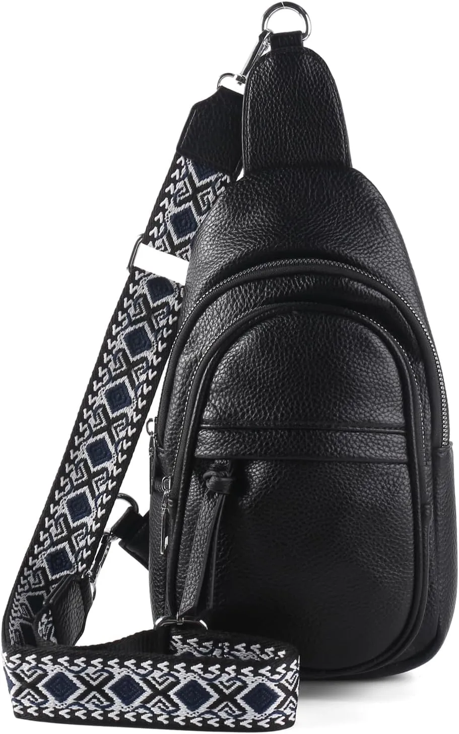 Vegan Leather Fanny Pack Crossbody Bags for Women Chest Bag for Work Shopping Shoulder Tote Blet Bags Backpack