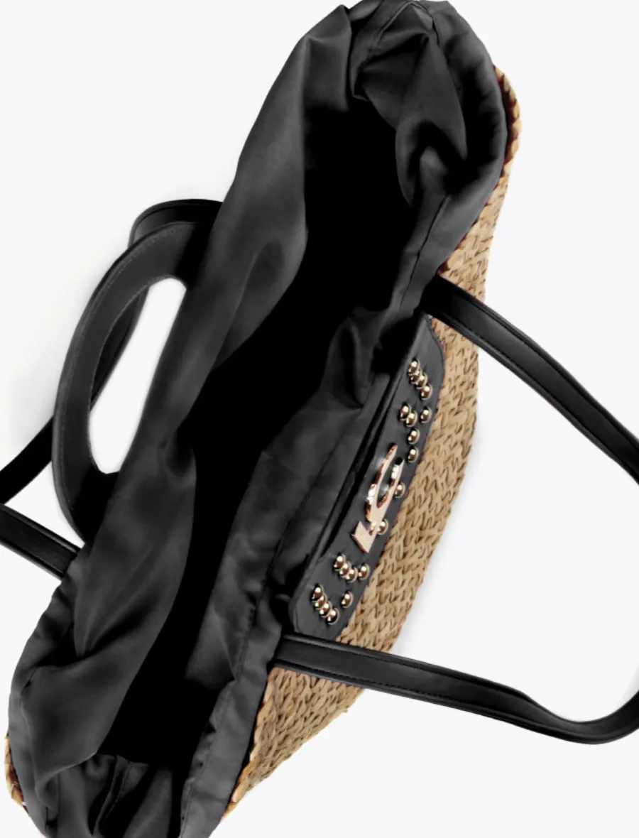 Wicker Bag - Black