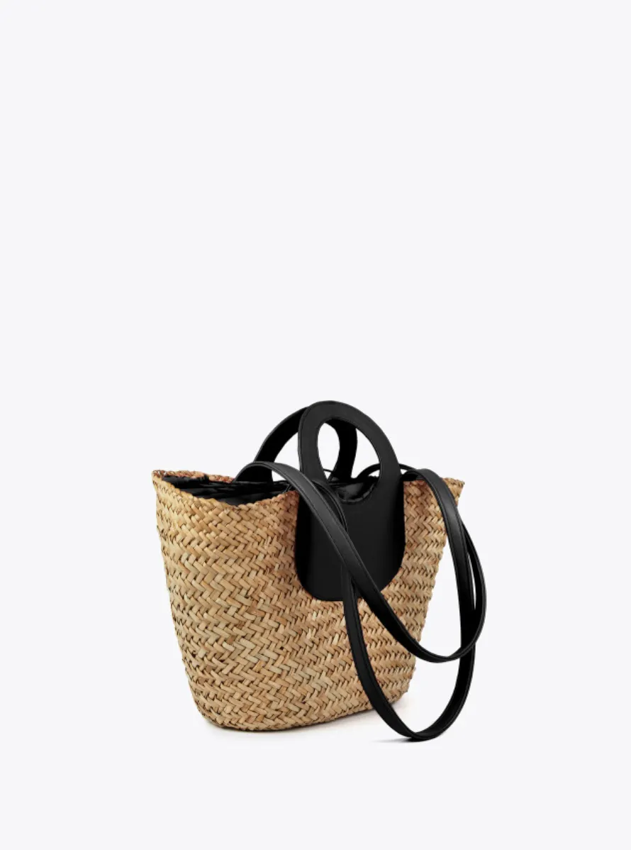 Wicker Bag - Black