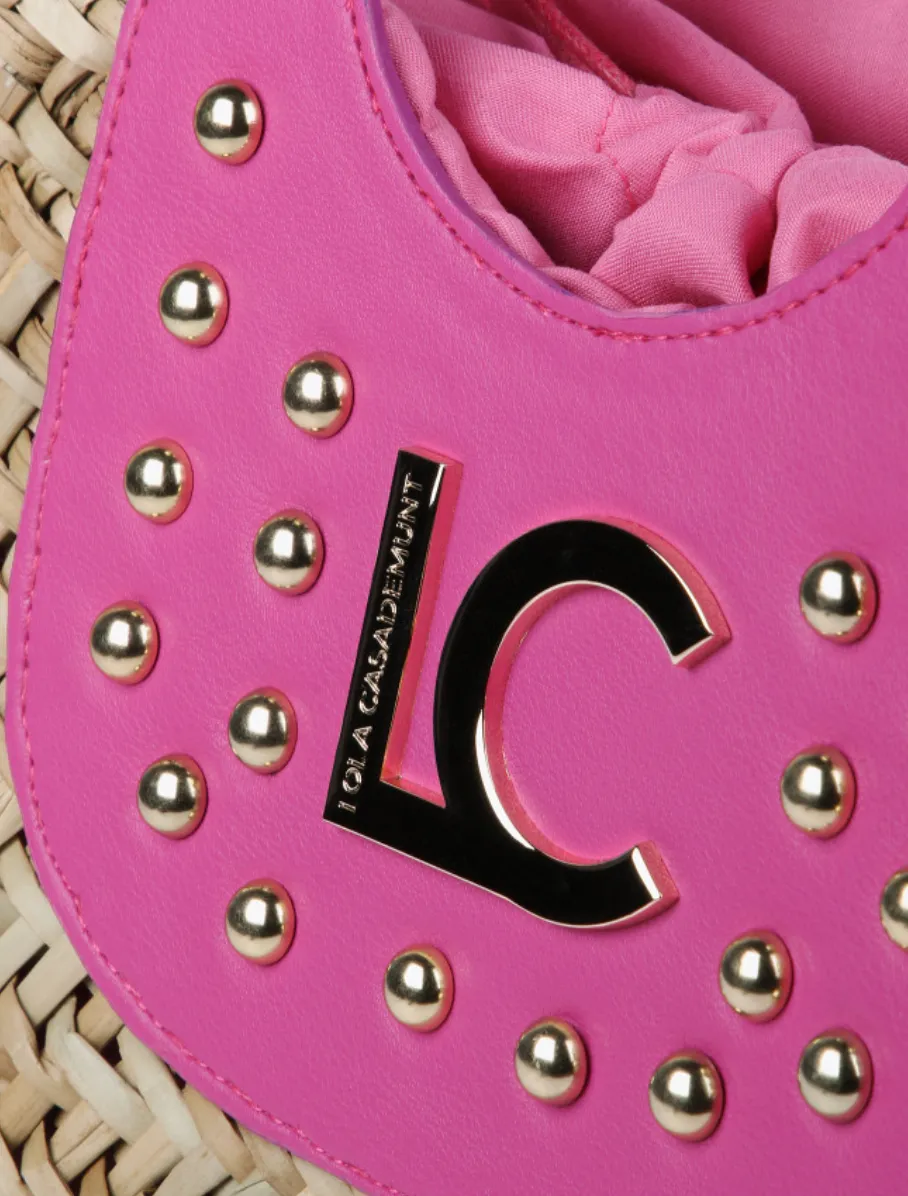 Wicker Bag - Pink