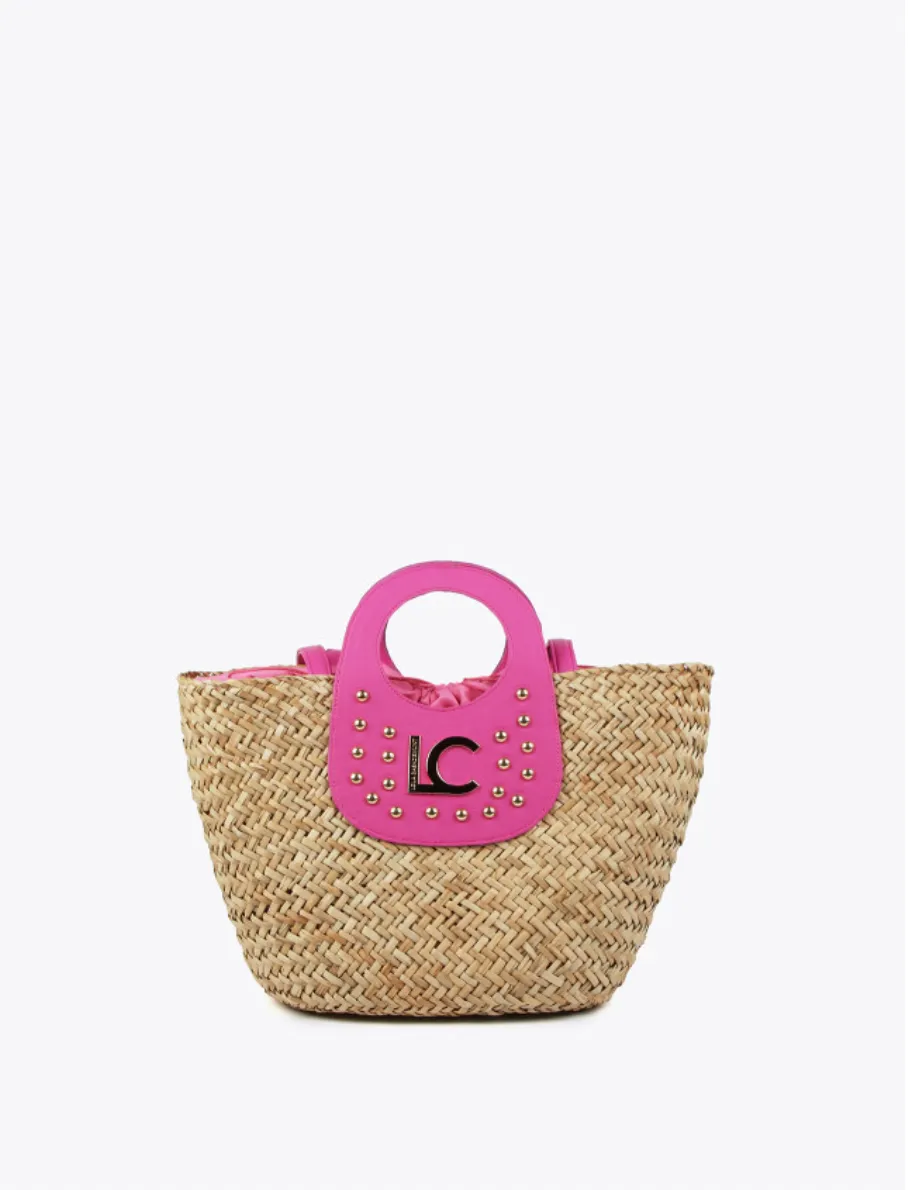 Wicker Bag - Pink