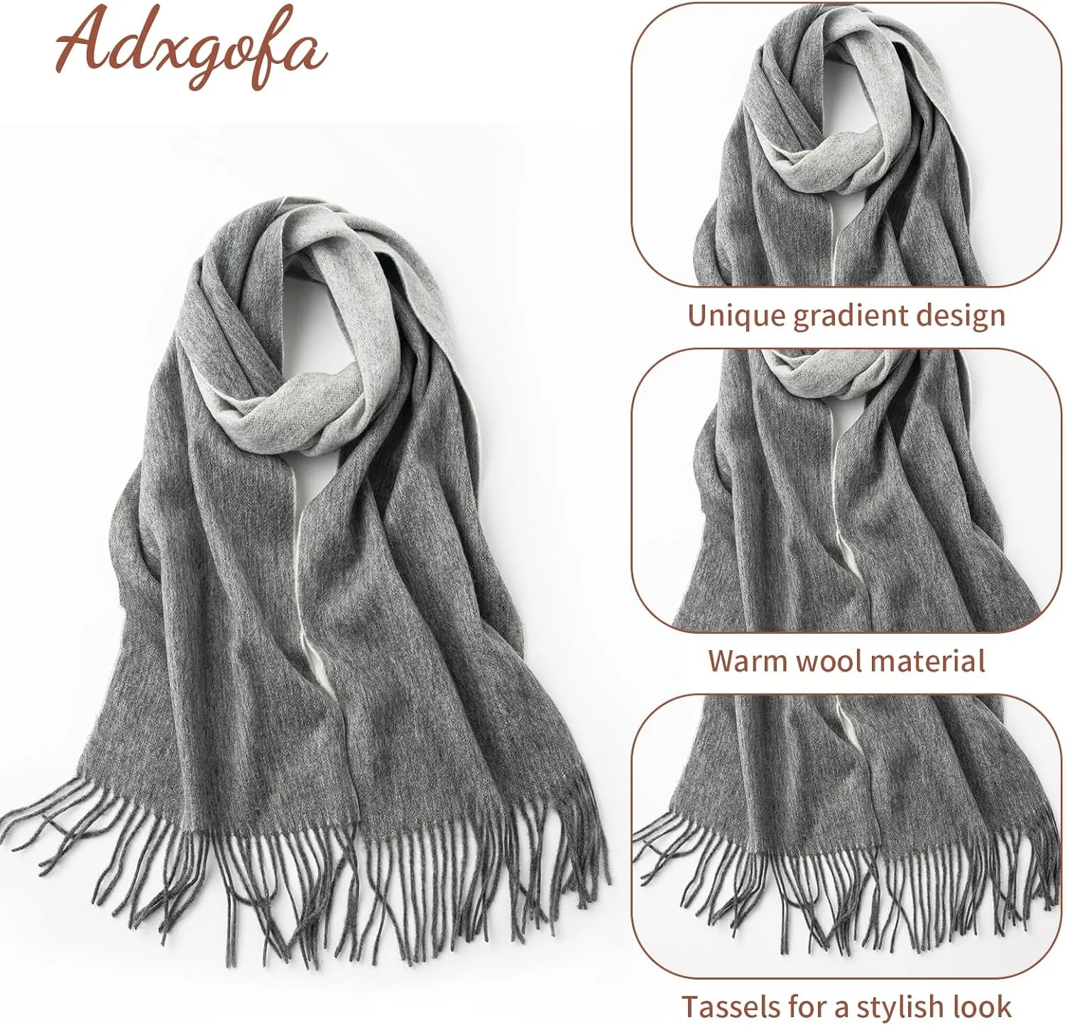 Winter Scarfs for Women, Cashmere Scarf, Pashmina Shawls, Shawl Wraps for Women, Shawls and Wraps for Evening Dresses