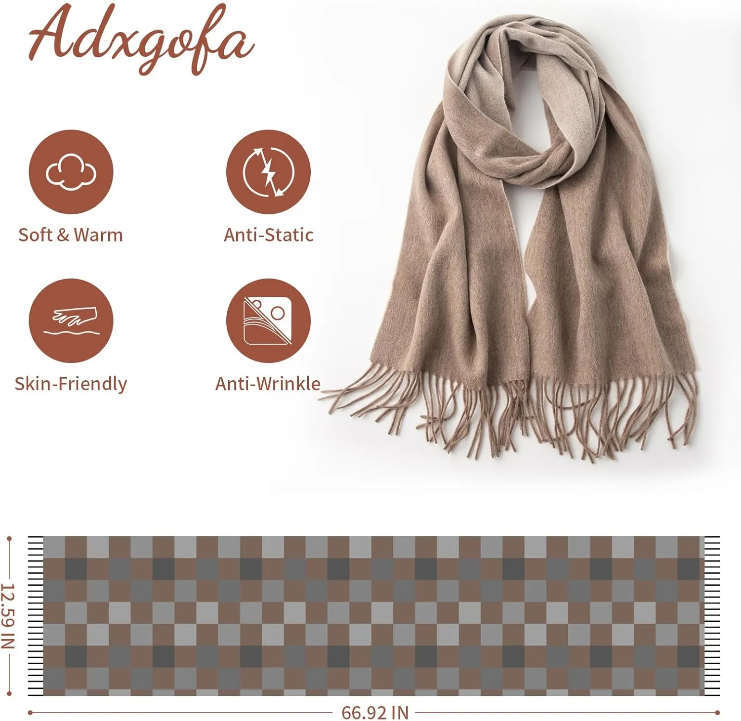 Winter Scarfs for Women, Cashmere Scarf, Pashmina Shawls, Shawl Wraps for Women, Shawls and Wraps for Evening Dresses