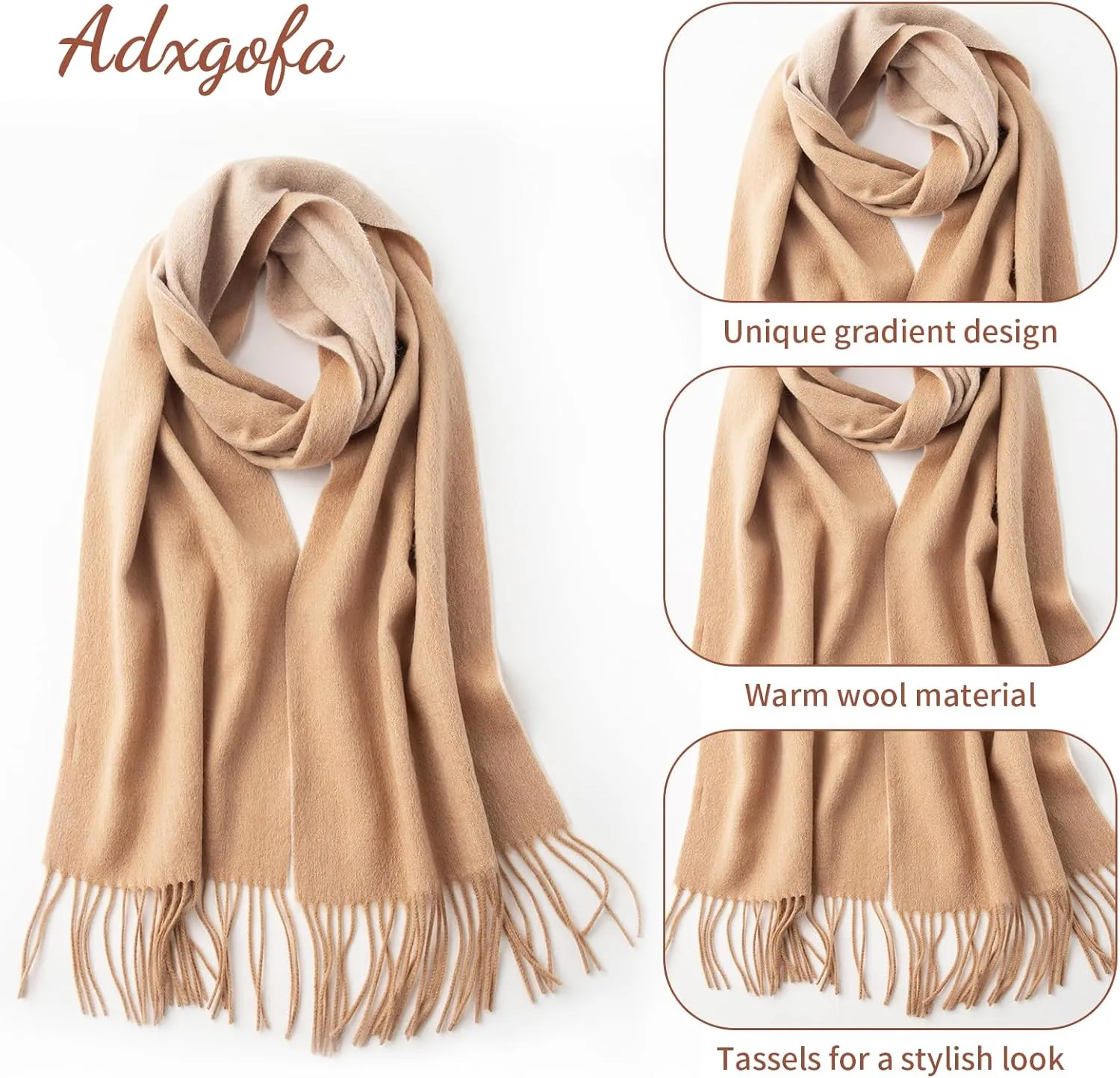 Winter Scarfs for Women, Cashmere Scarf, Pashmina Shawls, Shawl Wraps for Women, Shawls and Wraps for Evening Dresses