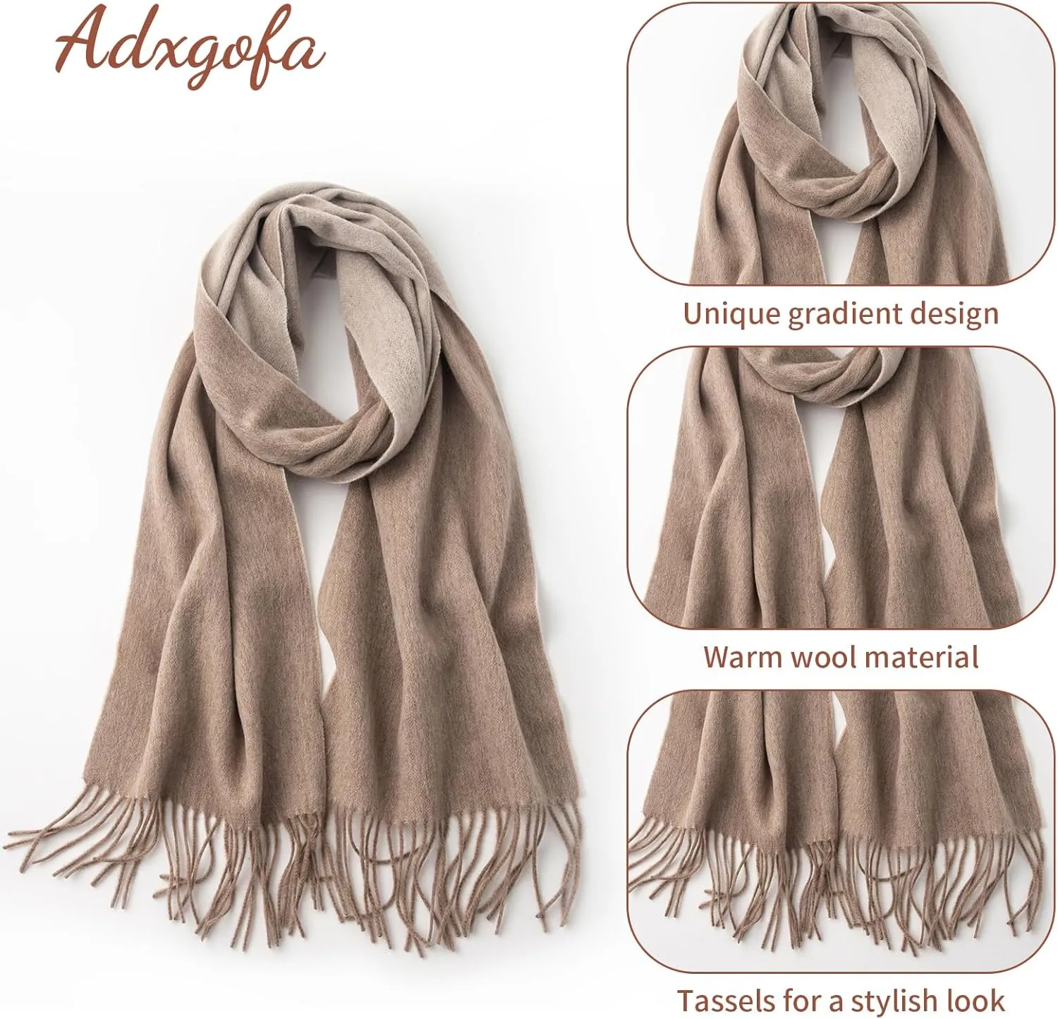 Winter Scarfs for Women, Cashmere Scarf, Pashmina Shawls, Shawl Wraps for Women, Shawls and Wraps for Evening Dresses
