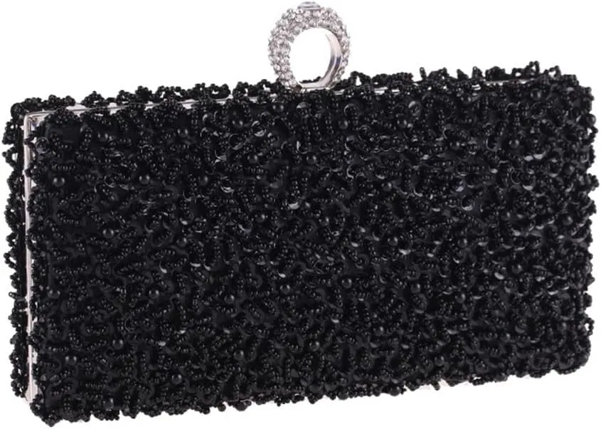 Women Ladies Evening Bag Dress Evening Party Bag Clutch Bag Delicate Beaded Bag