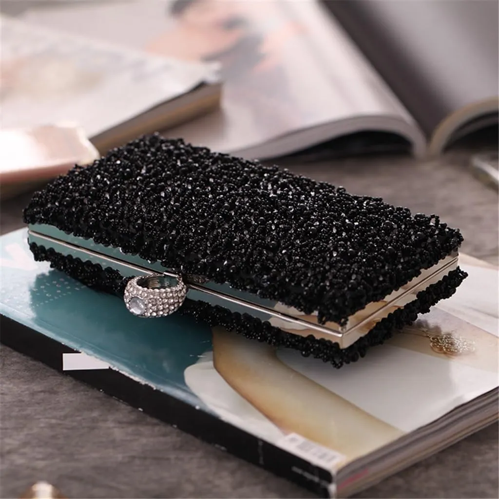 Women Ladies Evening Bag Dress Evening Party Bag Clutch Bag Delicate Beaded Bag