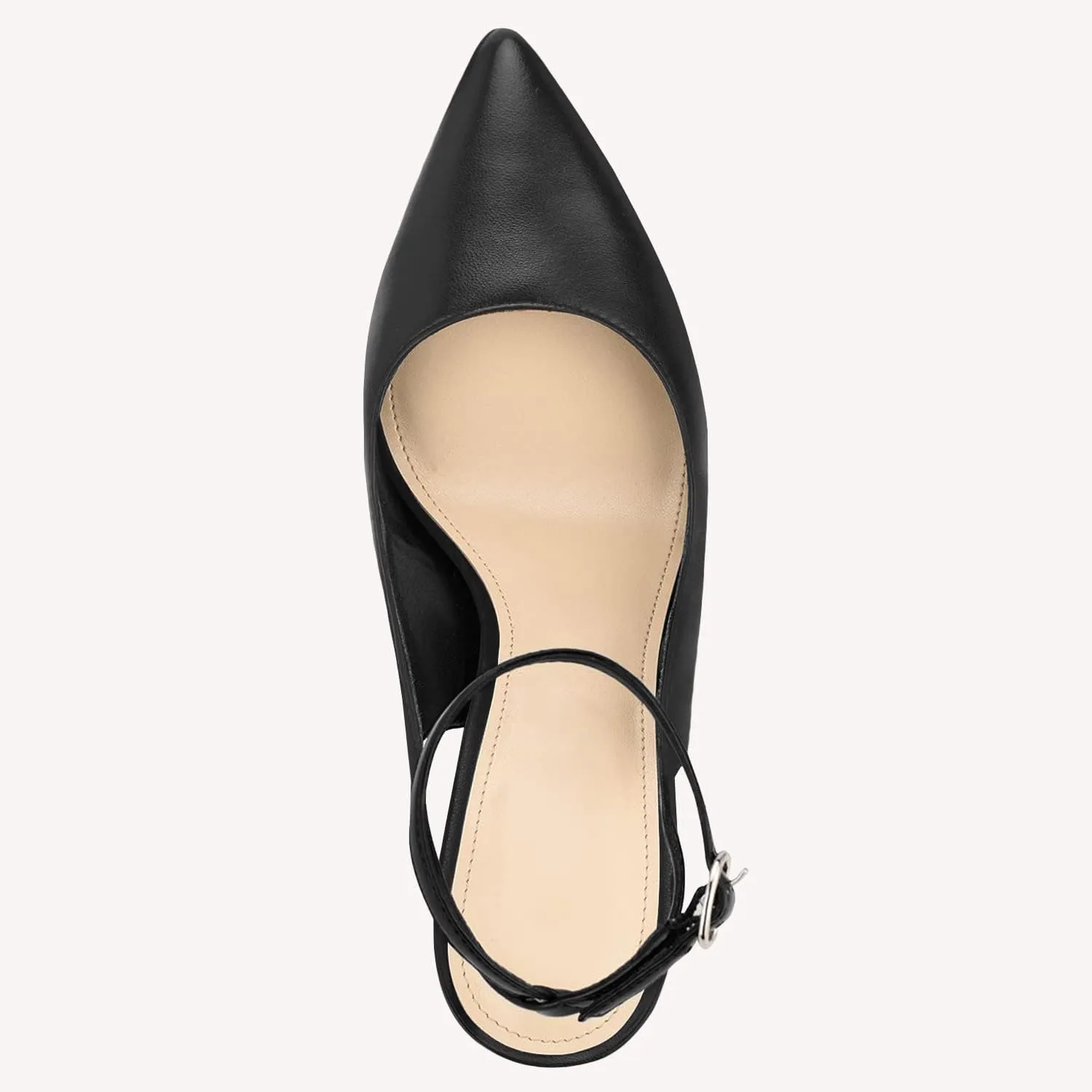 Womens Closed Toe Ankle Strap Heels Pointed Toe Pumps Shoes Slingback High Heel Wedding Dress Shoes