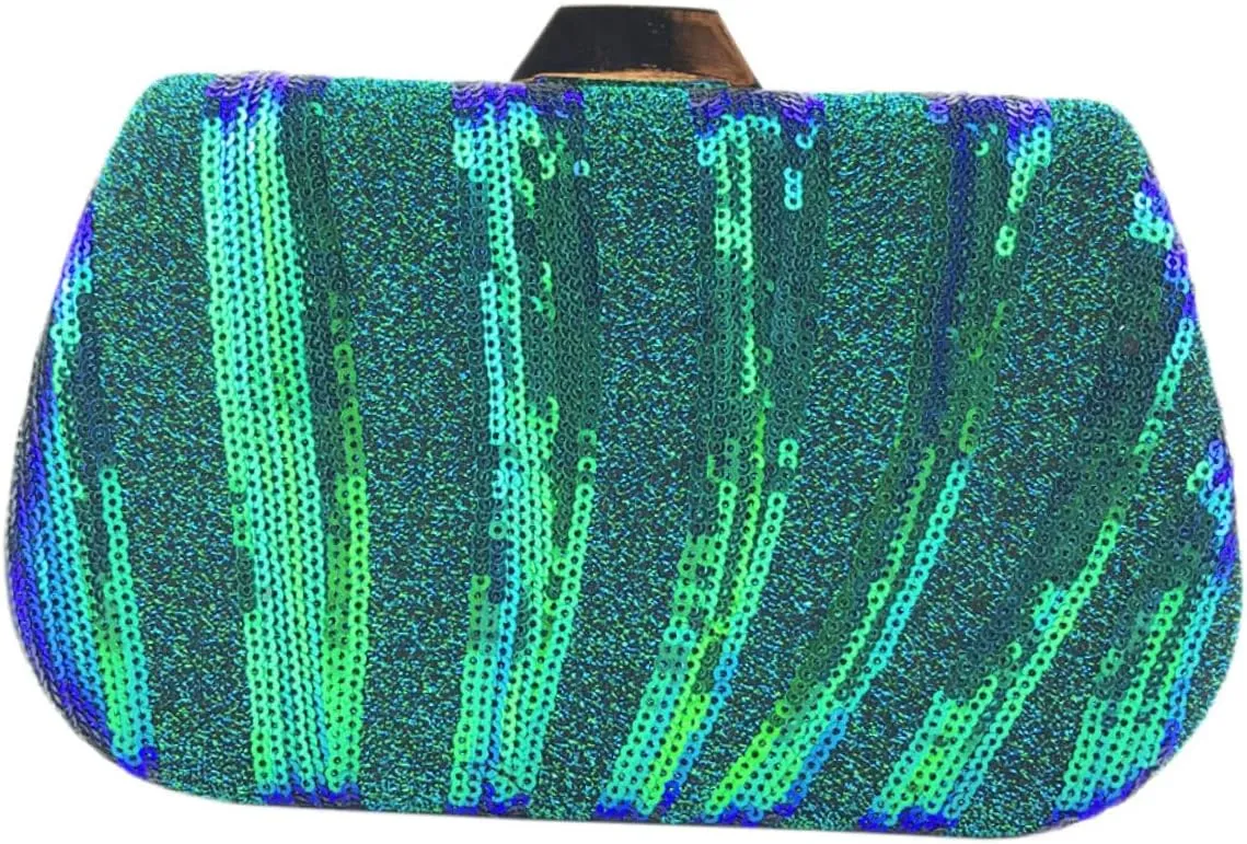 Women's Evening Bag Creative Sequined Handbag Fashion Delicate Pouch for Wedding Party Banquet