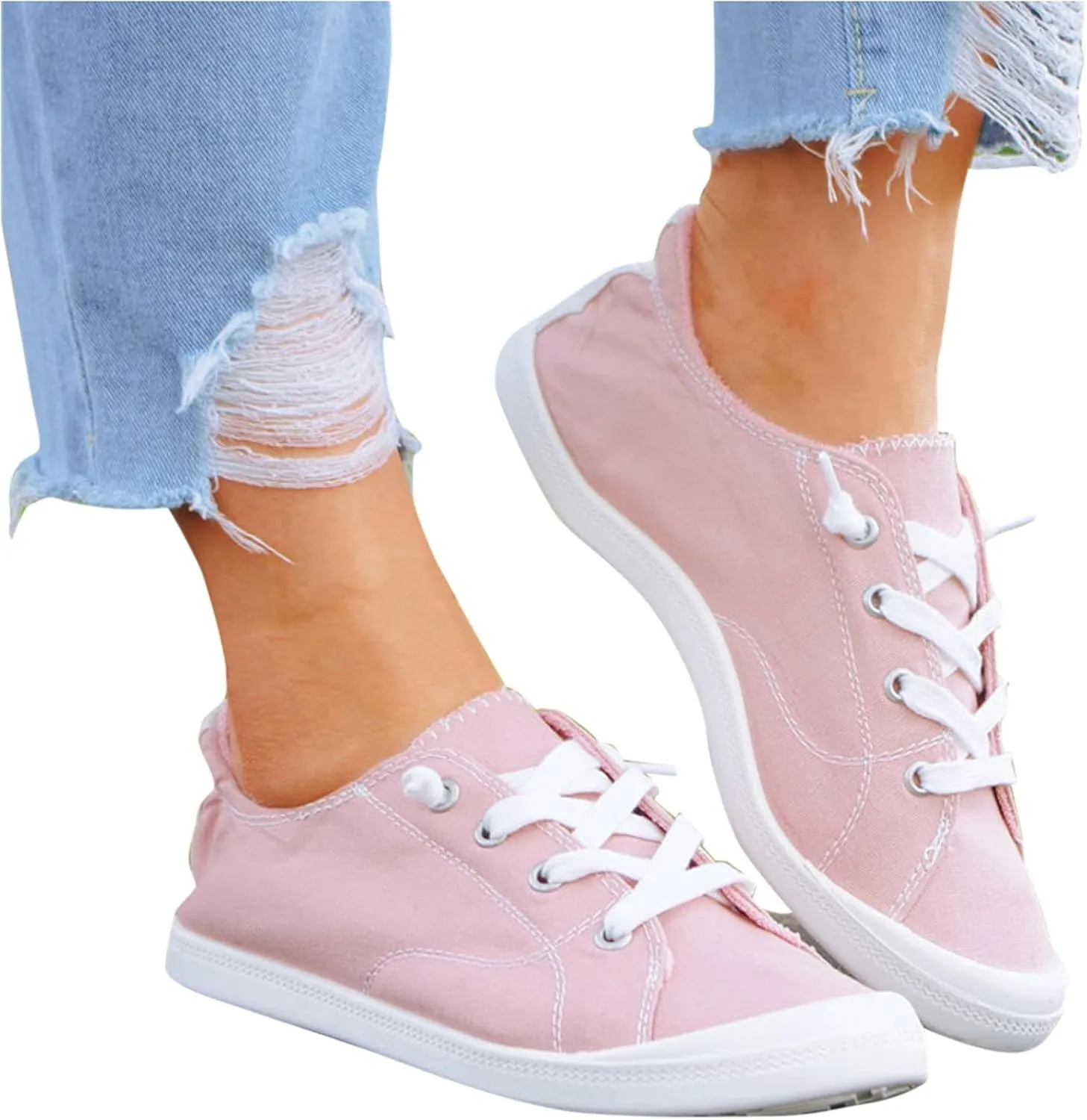 Women's Fashion Sport Breathable Mesh Platform Sneakers Pull On Sneakers Womens Womens Shoes Casual Fall Slip On Wide Width Women Sneakers Size 9.5 Wide Zapatos OrtopDicos para Mujer De Vestir