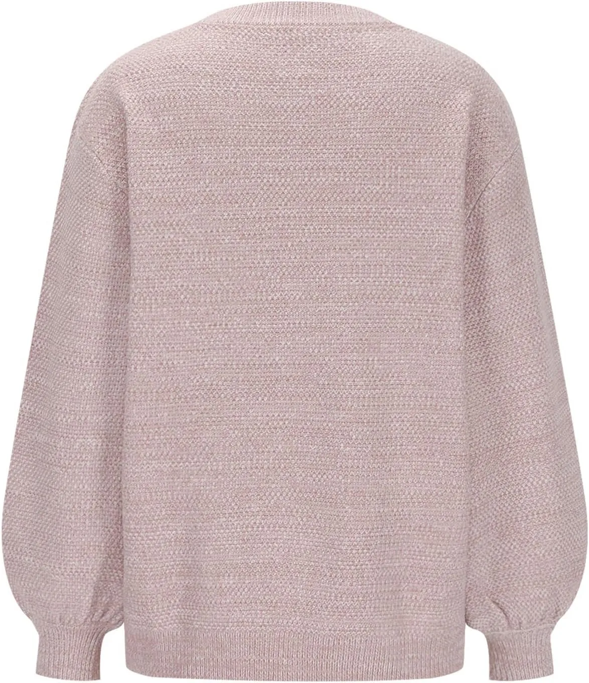 Women's Oversized Crewneck Long Sleeve Knit Sweater Casual Chunky Warm 2024 Fall Pullover Sweaters Top Trendy Outfits