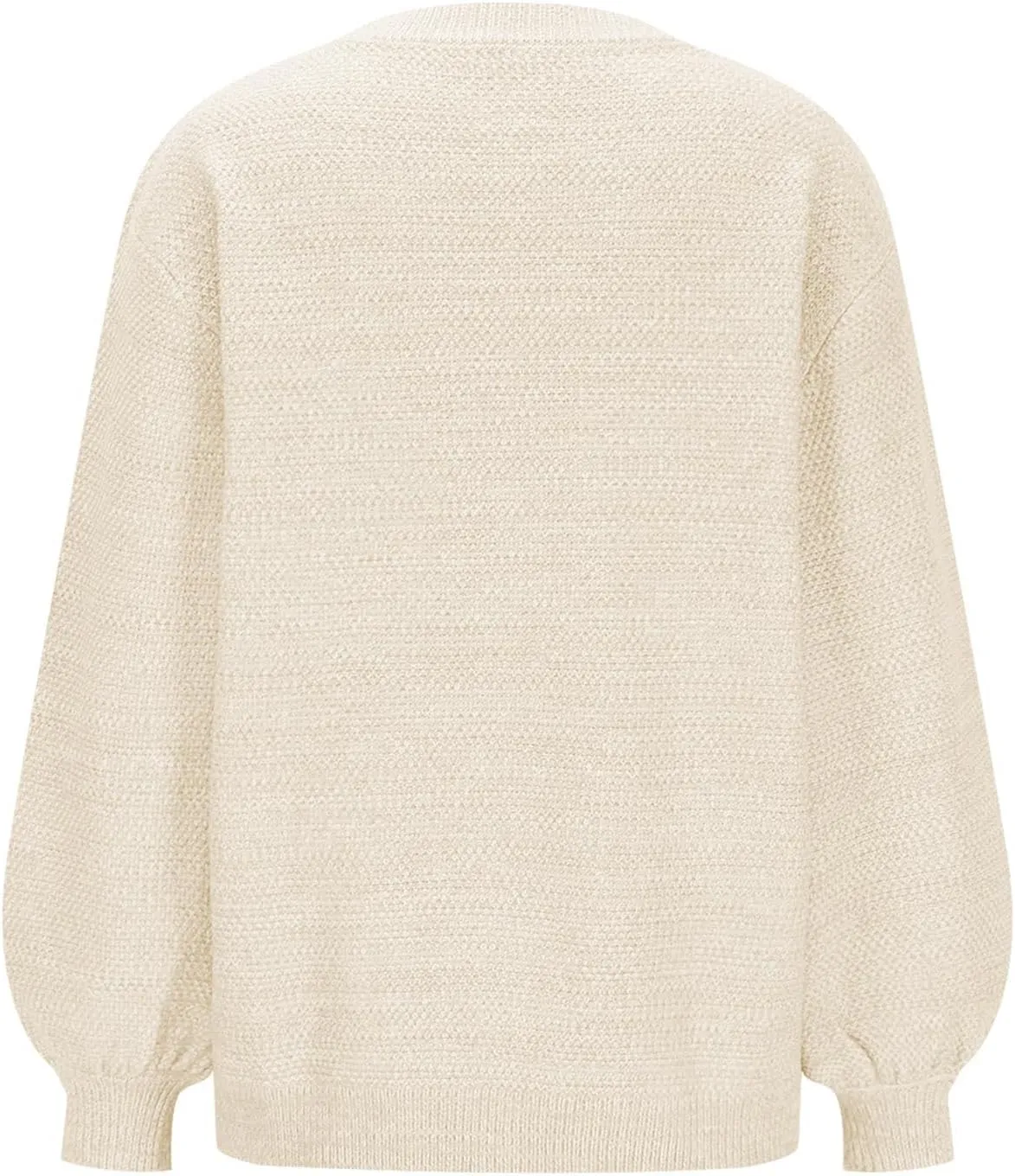 Women's Oversized Crewneck Long Sleeve Knit Sweater Casual Chunky Warm 2024 Fall Pullover Sweaters Top Trendy Outfits