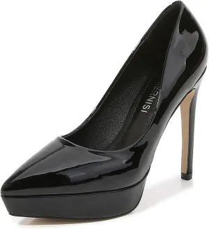 Women's Pumps Stiletto high Heels Closed Toe Platform Sexy Heels for Dress Shoes