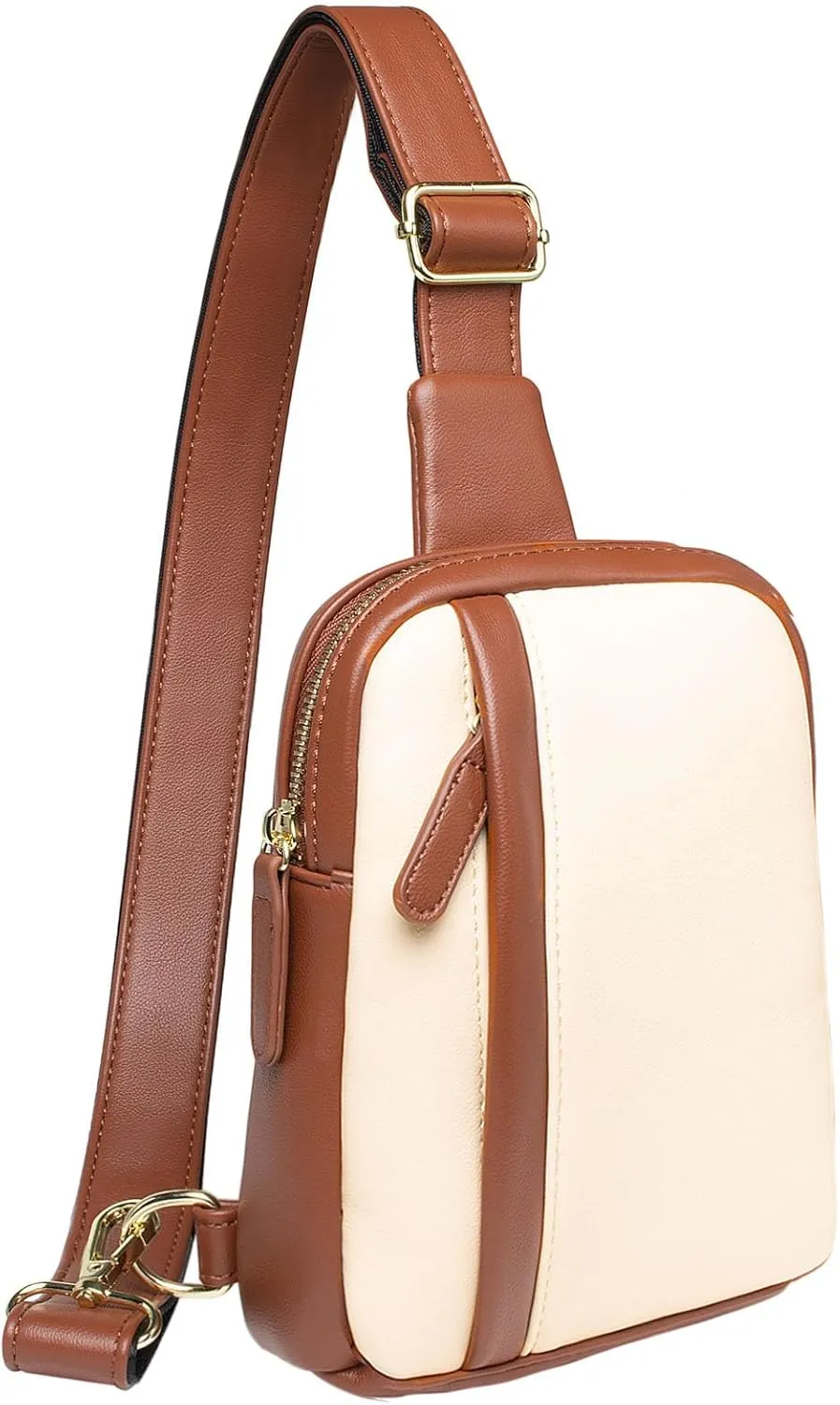 Womens Sling Bag Crossbody Fanny Pack Purse Leather Casual Fashion Travel Daypack Sport Chest Satchel for Women