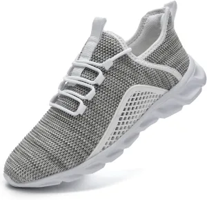 Women's Slip on Walking Athletic Tennis Shoes Running Sneakers Non Slip Hands Free Gym Sports Lightweight Breathable Casual Fashion Comfortable Mesh