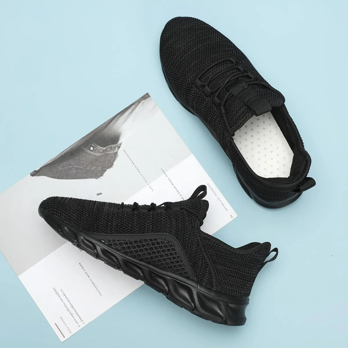Women's Slip on Walking Athletic Tennis Shoes Running Sneakers Non Slip Hands Free Gym Sports Lightweight Breathable Casual Fashion Comfortable Mesh