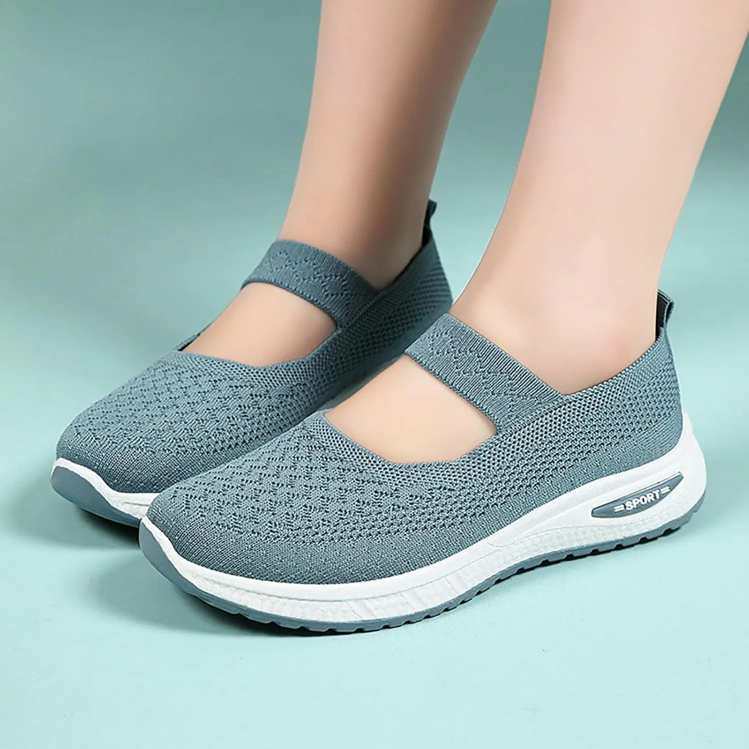 Women's Soft Orthopedic Shoes Breathable Woven Go Walking Slip On Foam Shoes Arch Support Hands Slip Man Shoes Slip on