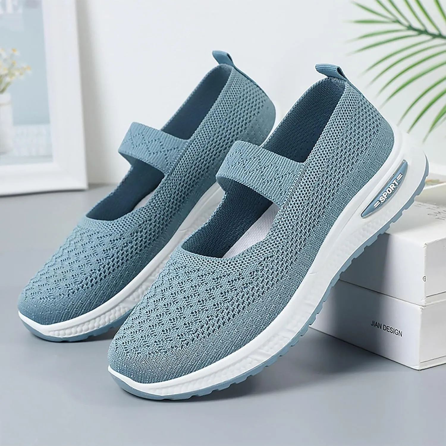 Women's Soft Orthopedic Shoes Breathable Woven Go Walking Slip On Foam Shoes Arch Support Hands Slip Man Shoes Slip on