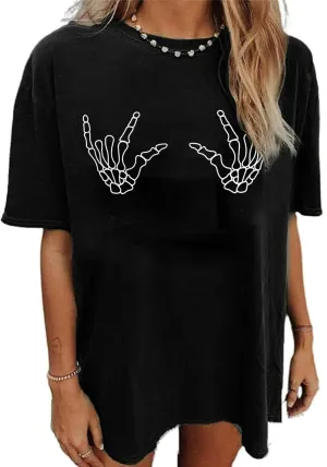 Womens V Neck Smile Face Graphic Tees Y2K Cute Happy Printed T Shirt Casual Family Match Tops