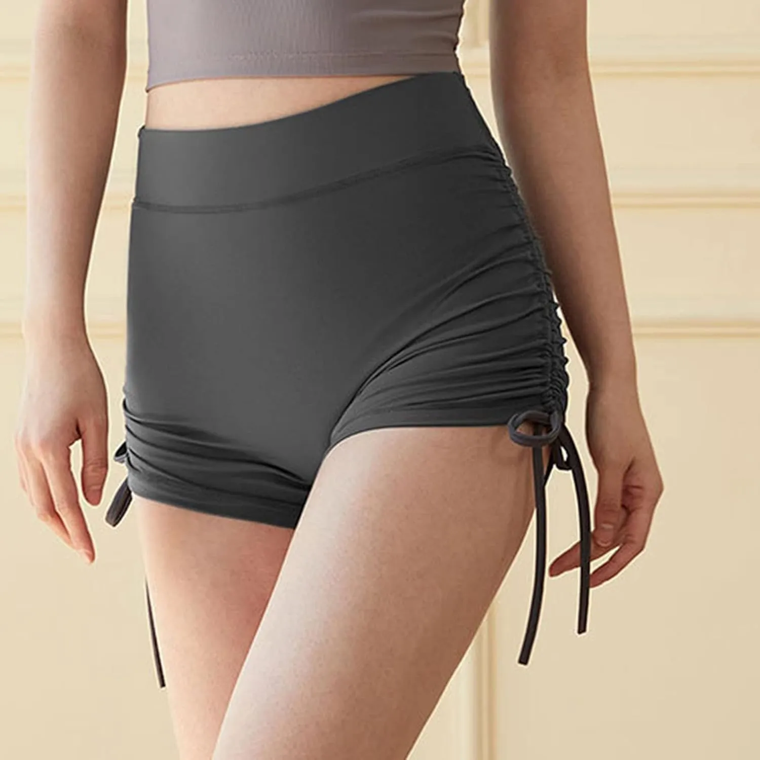Women's Workout Gym Shorts High Waisted Butt Quick Drying Running Shorts Lifting Gym Seamless Shorts