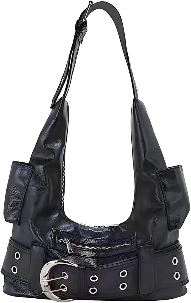 YXBQueen Shoulder Bags for Women, Top Handle Satchel Purses Large Hobo Tote Handbag Vintage Bag with Zipper Closure